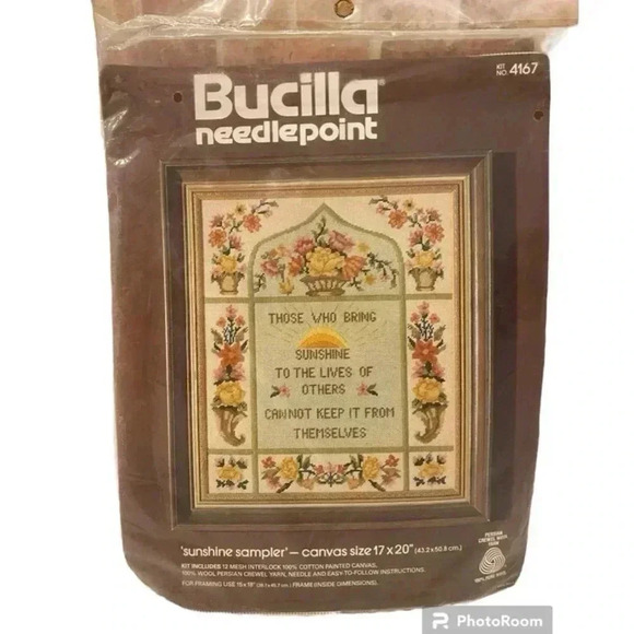 Vintage Bucilla Needlepoint Kit - Picture 1 of 5